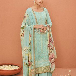 Embroidered Georgette Indian Salwar Kameez